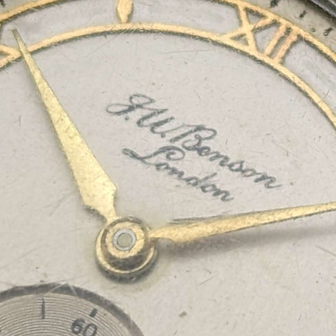 British vintage JW Benson watch SMITH movement Denison case in good working order