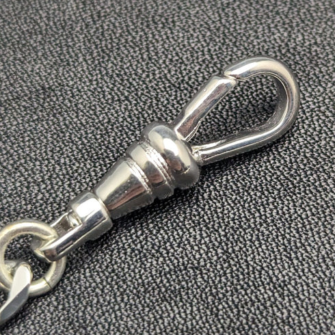 シルバープレート 引き輪式 アルバートチェーン ファンリーリンク