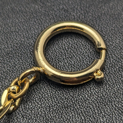 K24ゴールドプレート 引き輪式 アルバートチェーン ファンシーリンク