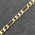 K24 Gold Plated Pull Ring Type Albert Chain Fancy Link