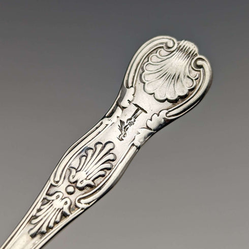 1914 British Antique Sterling Silver Tea Spoons Set of 10 152g Mappin & Webb