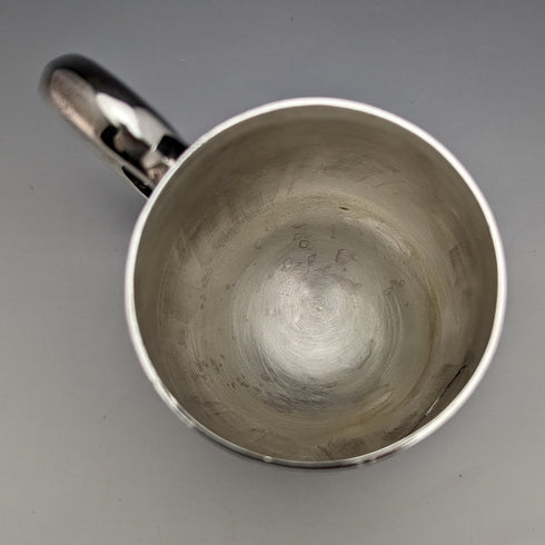 1887年 英国アンティーク 純銀製マグカップ 178g John Aldwinckle & Thomas Slater