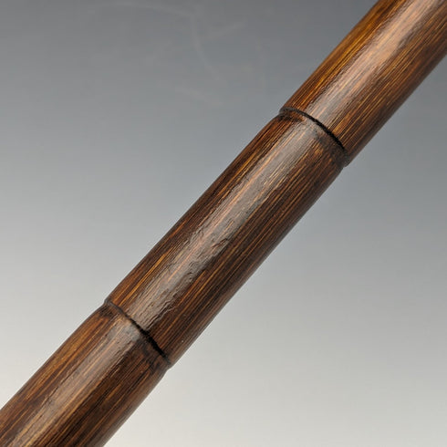 1930 年英國復古男士手杖純銀裝飾竹軸 91 厘米