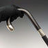 1921 British Antique Men's Cane Sterling Silver Decoration Black Shaft 92cm