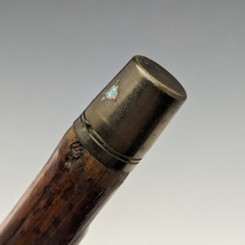 英国ヴィンテージ 紳士用ステッキ アントラーハンドル ブラウンシャフト 94cm