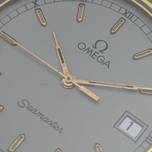 1980 年代歐米茄石英懷錶 Seamaster Mariner III 運作良好