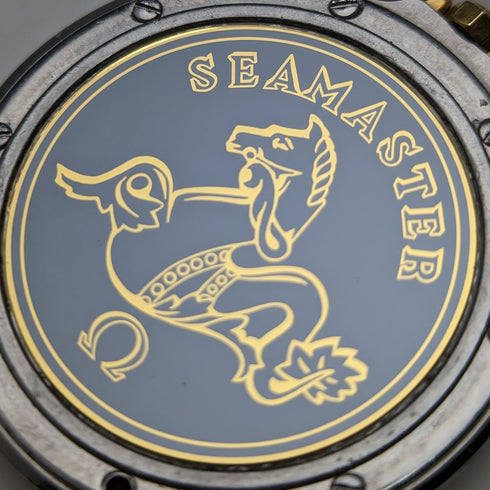 1980 年代歐米茄石英懷錶 Seamaster Mariner III 運作良好