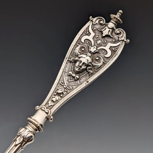 1900年頃 ドイツ製 コンチネンタルシルバー テーブルフォーク&スプーン