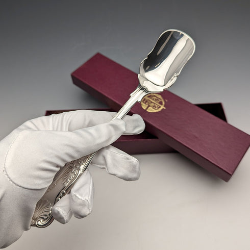 英国ヴィンテージ シルバープレート製 フルーツスプーン Past Times 紙箱入り