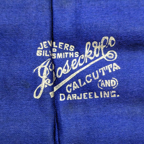 1905年 英国アンティーク 純銀ハンドル ティーナイフ5本セット John Biggin ケース入り