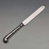 1905 British Antique Sterling Silver Handle Set of 5 Tea Knives by John Biggin in Case