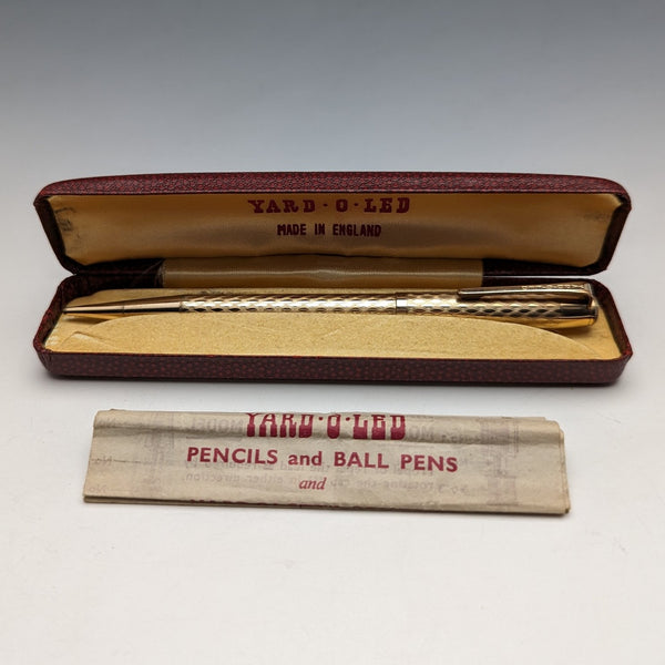 英国ヴィンテージ ヤード・オ・レッド ロールドゴールド 推進式ペンシル ケース入