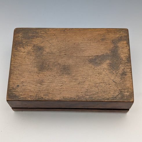 復古義大利 800 銀蓋盒飾品盒