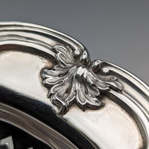 1906 年英國古董純銀蜜餞 315 克直徑 18 厘米 Walker&Hall