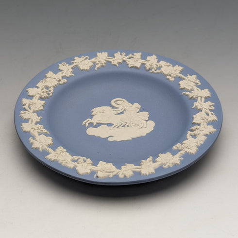 英国ヴィンテージ ウェッジウッド ジャスパーウェア製 ディッシュ ペールブルー