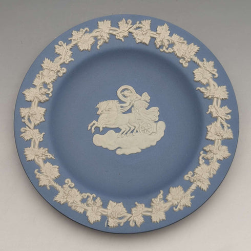 British Vintage Wedgwood Jasperware Dish Pale Blue