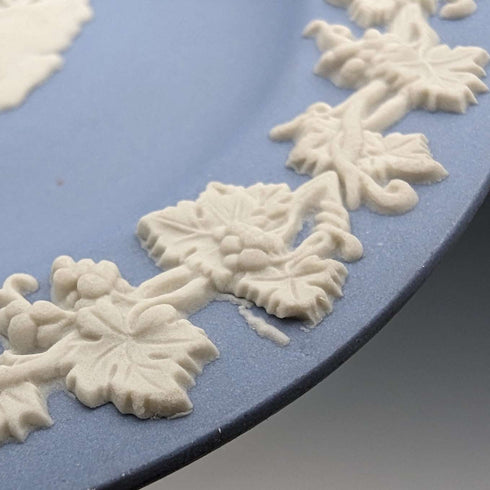 British Vintage Wedgwood Jasperware Dish Pale Blue