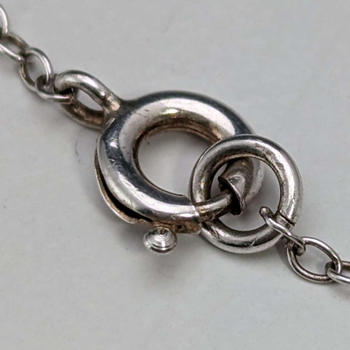 1973 British Vintage Wedgwood Sterling Silver & Jasperware Pendant Necklace