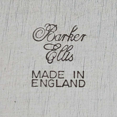 英國復古鍍銀橢圓形畫廊托盤 Baker Ellis