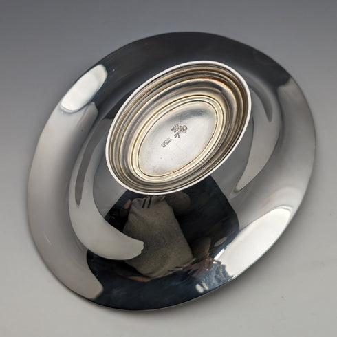 英國復古鍍銀高腳碗盤 Barker Ellis