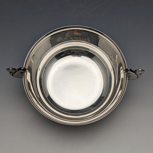 美國復古鍍銀松鼠裝飾碗 WALLACE