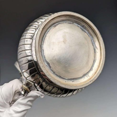 Circa 1880 British antique silver plated teapot