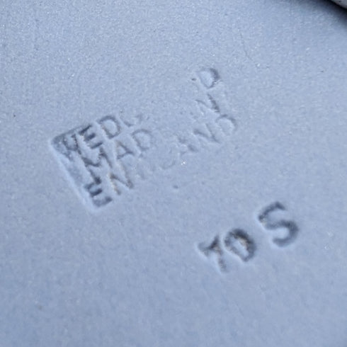 英国ヴィンテージ ウェッジウッド 純銀&ジャスパーウェア 丸型ブローチ