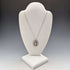 1978 British Vintage Wedgwood Sterling Silver & Green Jasper Pendant Necklace