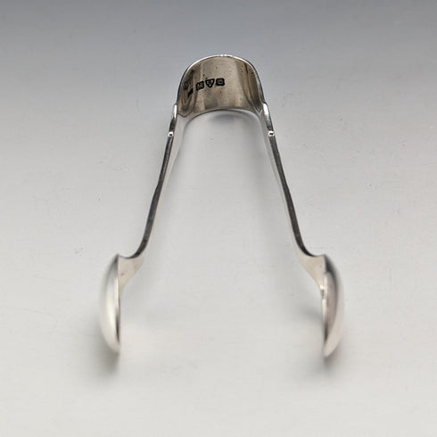 1914 British Antique Sterling Silver Sugar Tongs 24g Stokes&Ireland