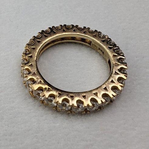 英國復古珠寶純銀鍍金永恆戒指戒指