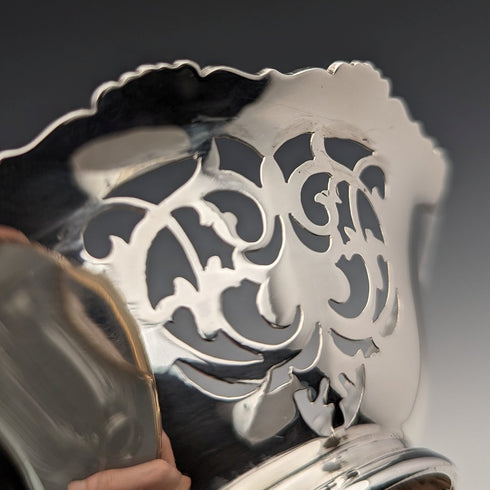 1934 British Vintage Sterling Silver Earring Dish 90g Mappin & Webb