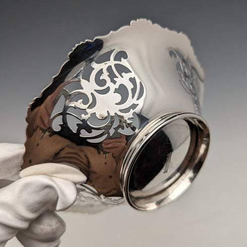 1934 British Vintage Sterling Silver Earring Dish 90g Mappin & Webb