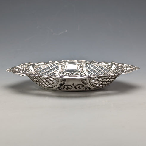 1972 年英國復古純銀浮雕與耳環盤 74 克 A Marston & Co