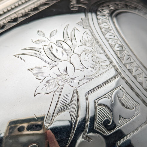 1875年頃 英国アンティーク シルバープレート製 ティーポット Martin & Hall