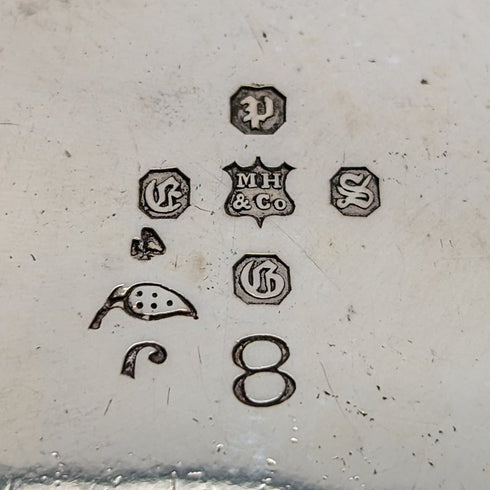 1875年頃 英国アンティーク シルバープレート製 ティーポット Martin & Hall