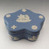 British Vintage Wedgwood Jasperware Star-shaped Box Holder Pale Blue