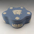 British Vintage Wedgwood Jasperware Star-shaped Box Holder Pale Blue