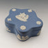 British Vintage Wedgwood Jasperware Star-shaped Box Holder Pale Blue
