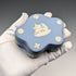 British Vintage Wedgwood Jasperware Star-shaped Box Holder Pale Blue