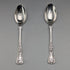 Circa 1914 British Antique Sterling Silver Teaspoon Pair Mappin & Webb