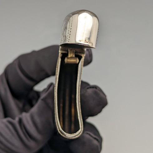 1913年 英国アンティーク 純銀製 ヴェスタケース マッチケース Samuel Levi