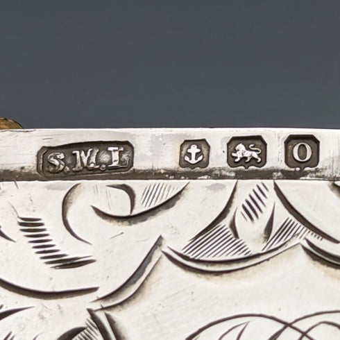 1913年 英国アンティーク 純銀製 ヴェスタケース マッチケース Samuel Levi