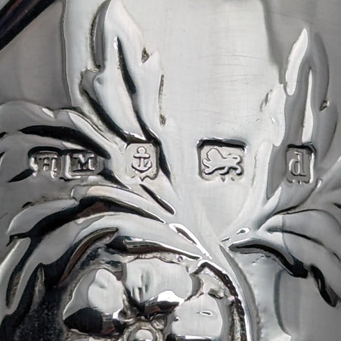 1903 British Antique Sterling Silver Vase Single Flower Vase 134g Henry Matthews