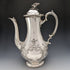 Circa 1880 British Antique Silver Plated Coffee Pot Martin & Hall