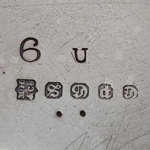 Circa 1880 British Antique Silver Plated Coffee Pot Martin & Hall