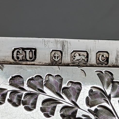 1902 年英國古董純銀卡包 52 克 George Unite