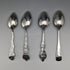 Around 1900 US Antique Sterling Silver Souvenir Spoon x4 Dessert Spoon Size