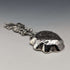 1911 British Antique Sterling Silver Large Tea Caddy Spoon Berthold Hermann Muller