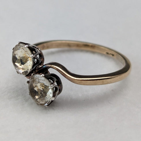 英国ヴィンテージジュエリー K9ゴールド トワエモア リング(13号)指輪