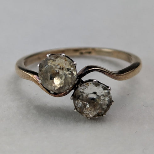 英国ヴィンテージジュエリー K9ゴールド トワエモア リング(13号)指輪